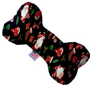 Santa Fun Bone Dog Toy (size: 6 Inch)