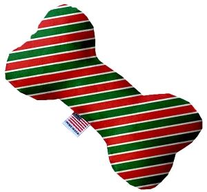 Christmas Stripes Bone Dog Toy (size: 10 Inch)